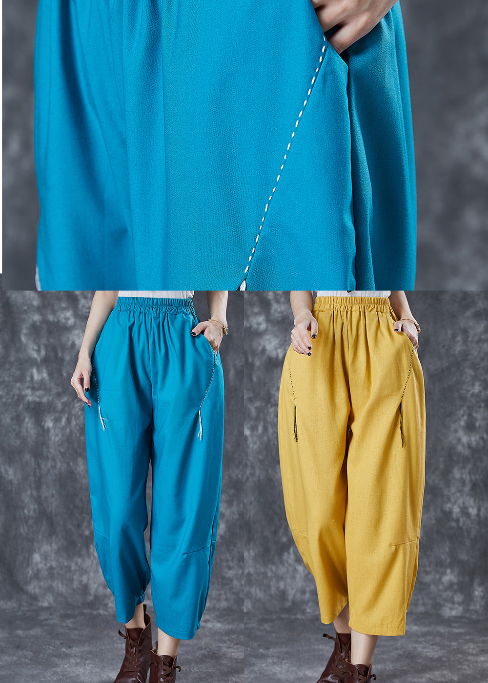 A Vintage Style Pants with Delicate Timeless Details