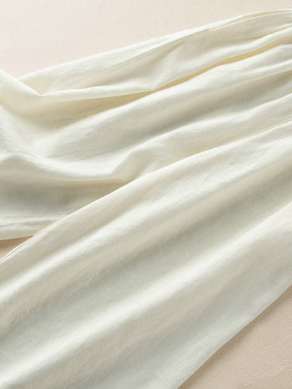 A Vintage Style Pants with Delicate Timeless Details