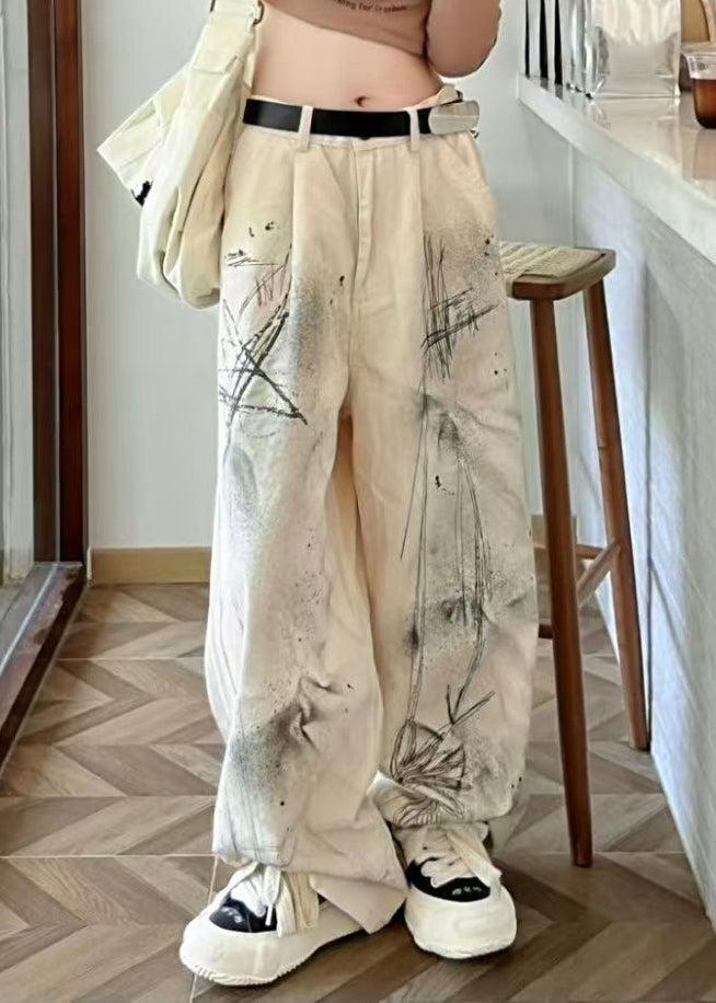 A Vintage Style Pants with Delicate Timeless Details