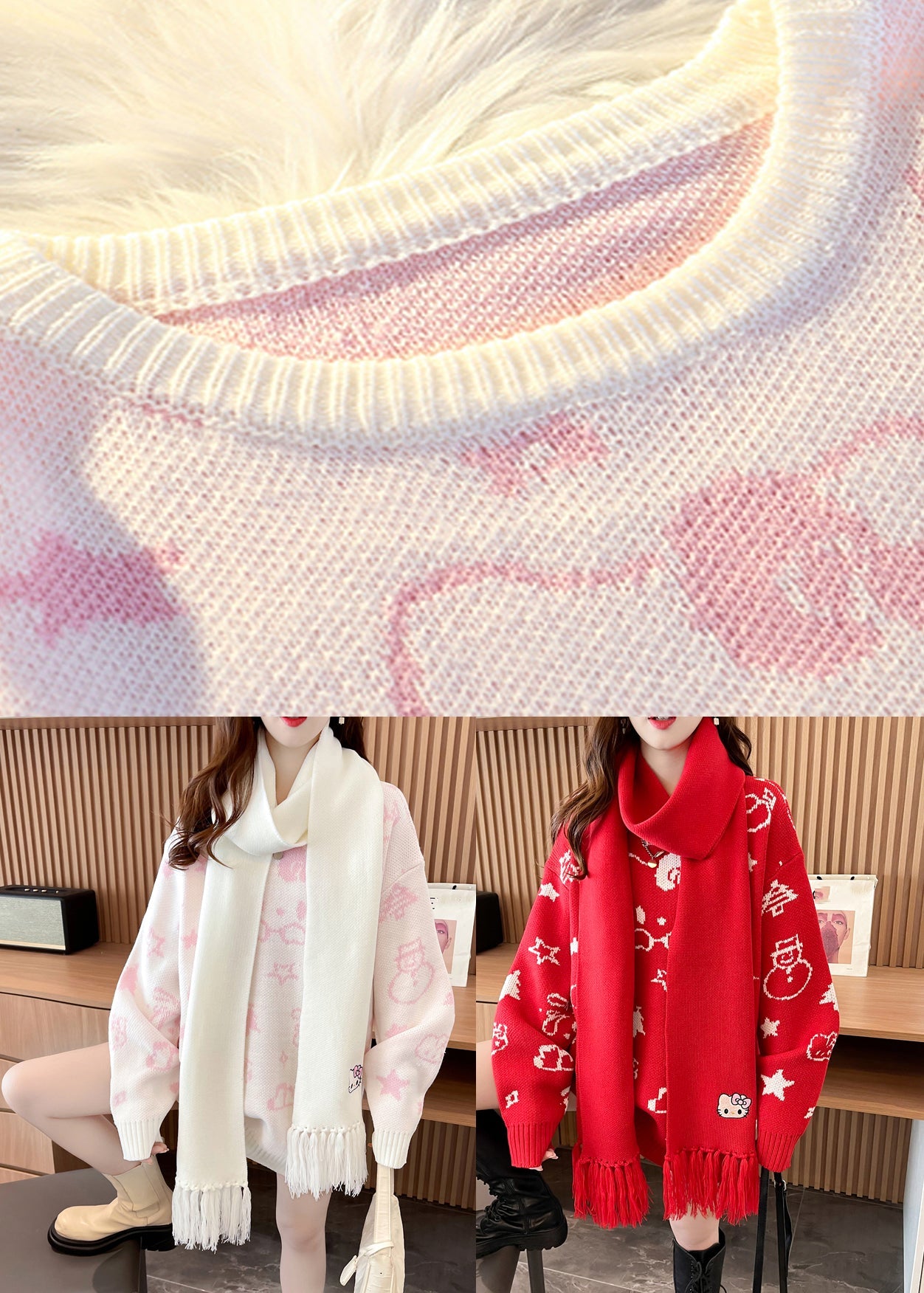 A Vintage Style Sweater with Delicate Timeless Details