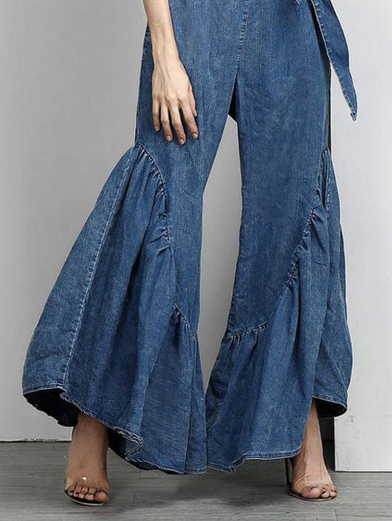 A Vintage Style Pants with Delicate Timeless Details