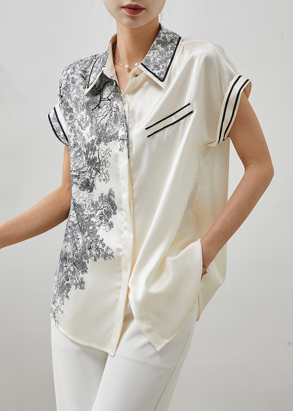 A Vintage Style Blouse with Delicate Timeless Details
