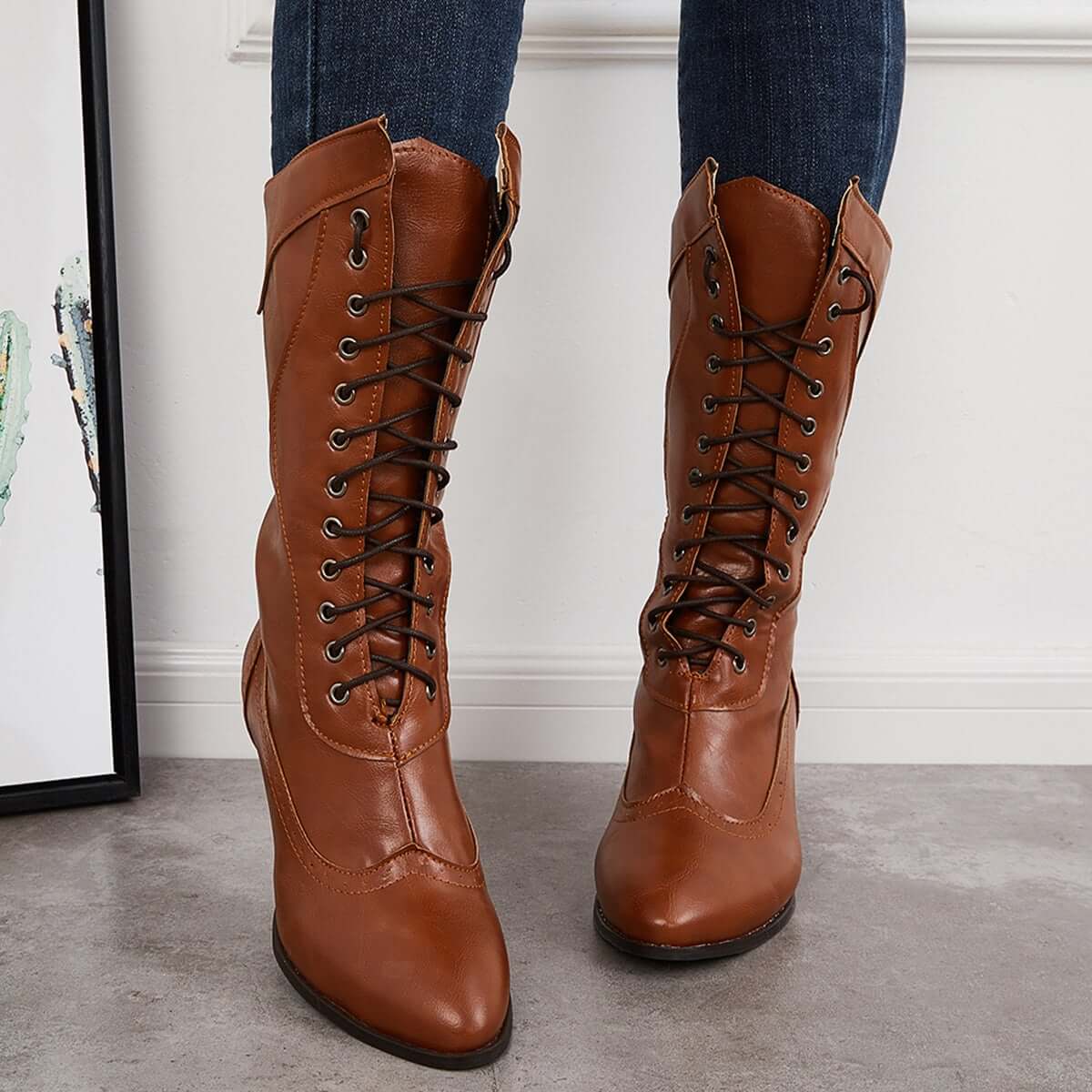 Chic Orthopedic Boots with Unique Design
