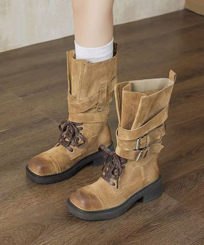 Vintage Inspired Orthopedic Boots