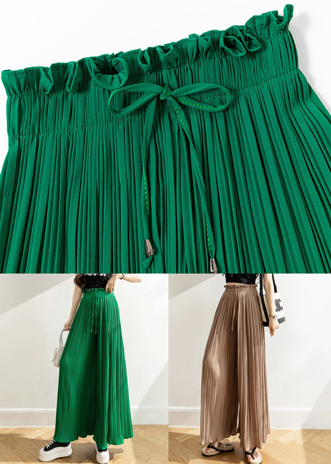 A Vintage Style Pants with Delicate Timeless Details