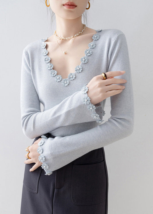 A Vintage Style Sweater with Delicate Timeless Details