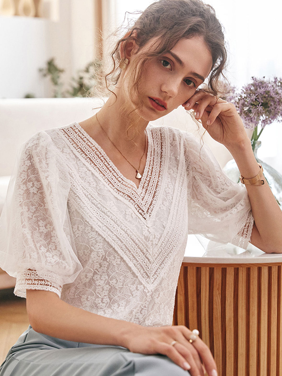 Beautifully Balanced Blouse with Timeless Character