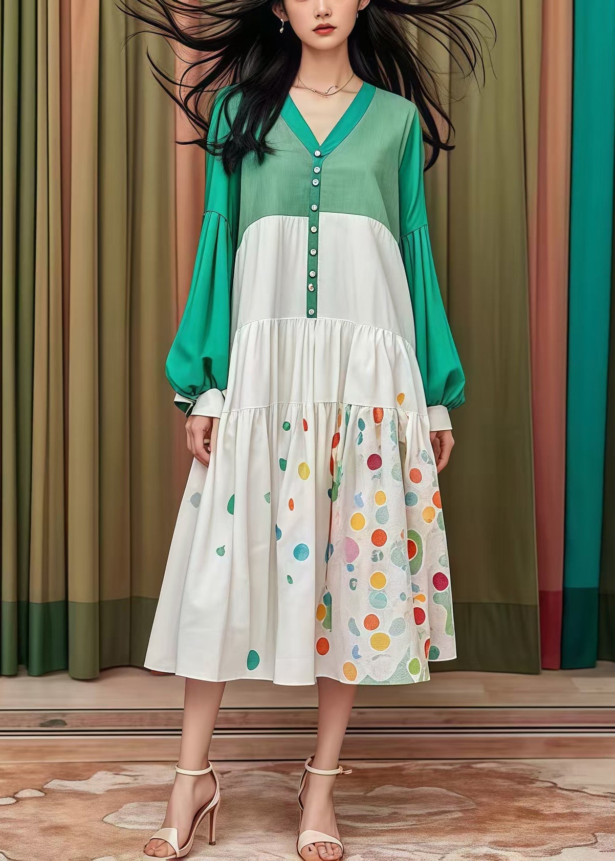 Beautifully Finished Dress in a Timeless Design