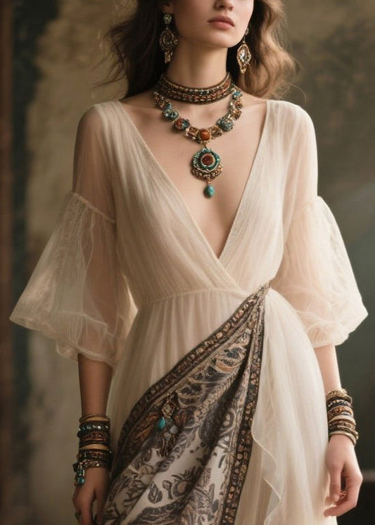 A Vintage Style Dress with Delicate Timeless Details