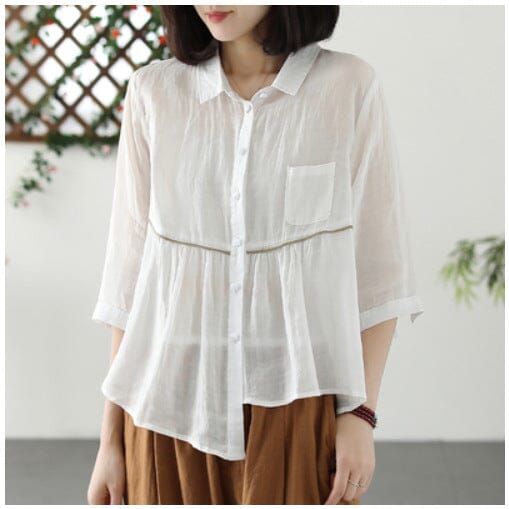 A Vintage Style Blouse with Delicate Timeless Details