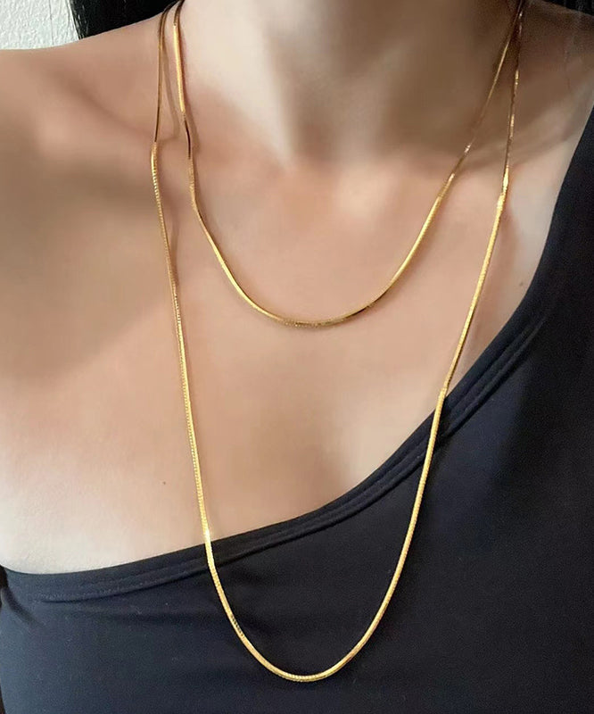 Beautiful Gold Necklace with Unique Style
