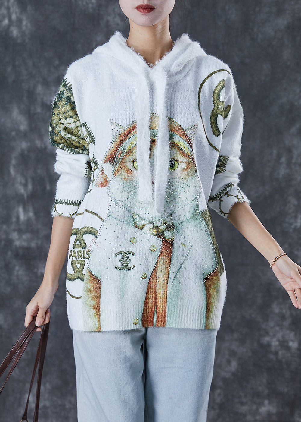 A Vintage Style Sweater with Delicate Timeless Details