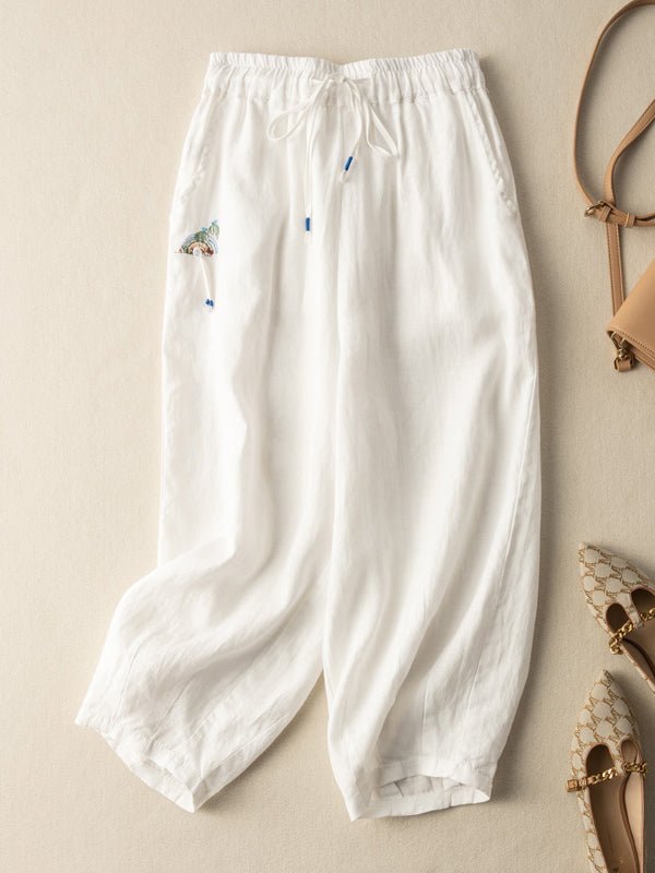 A Vintage Style Pants with Delicate Timeless Details