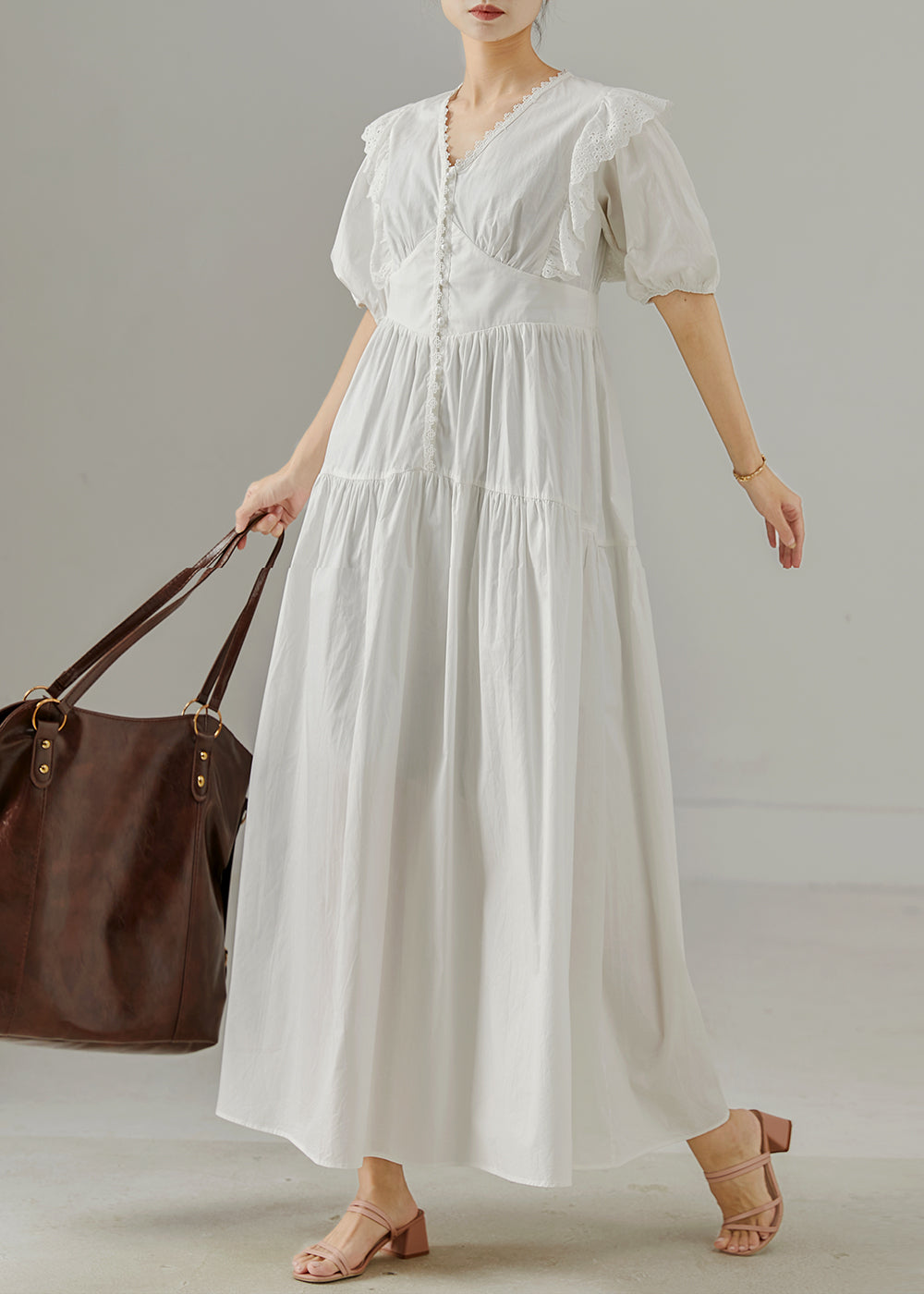 A Vintage Style Dress with Delicate Timeless Details