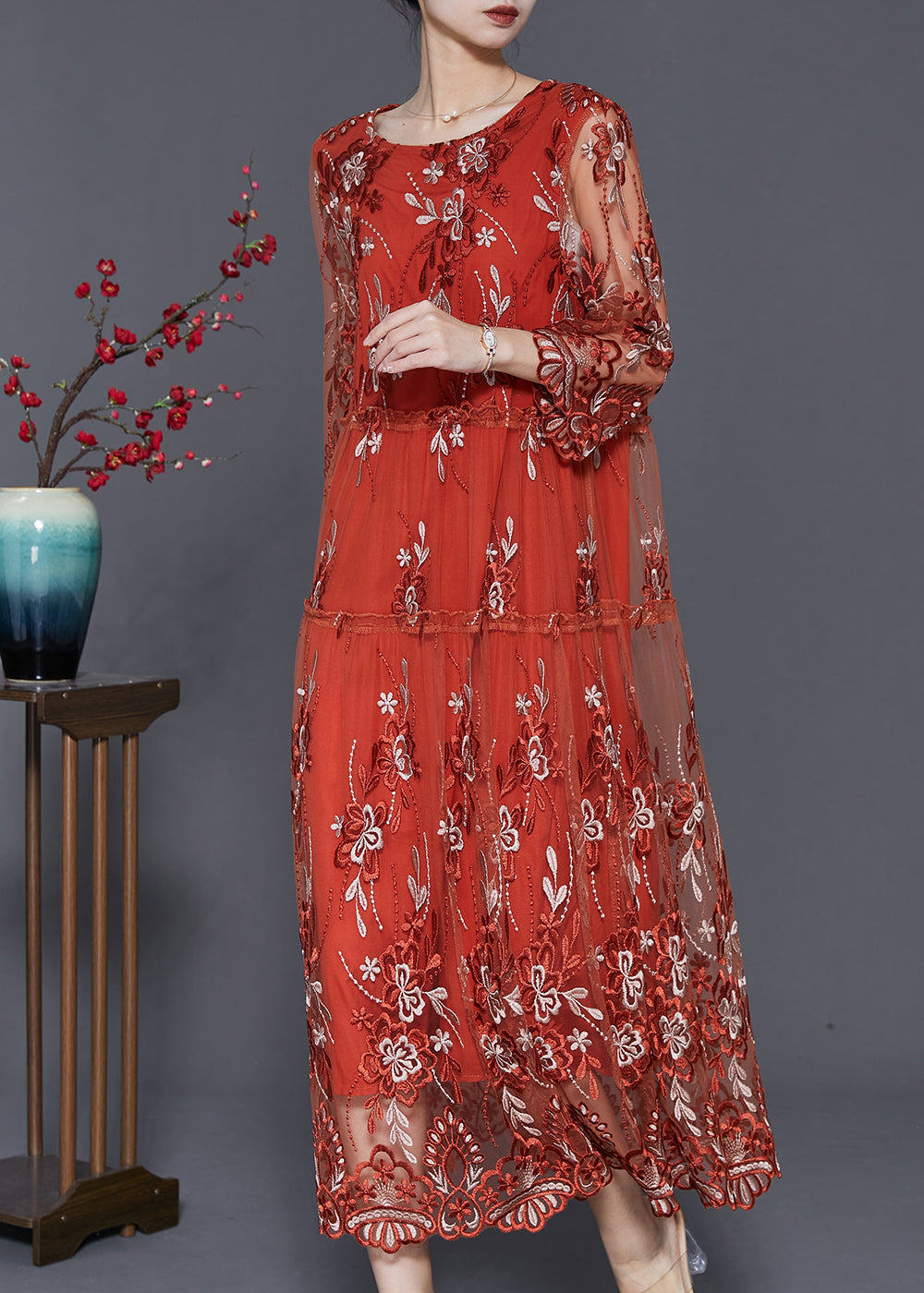 Classic Vintage Dress with a Flattering Fit