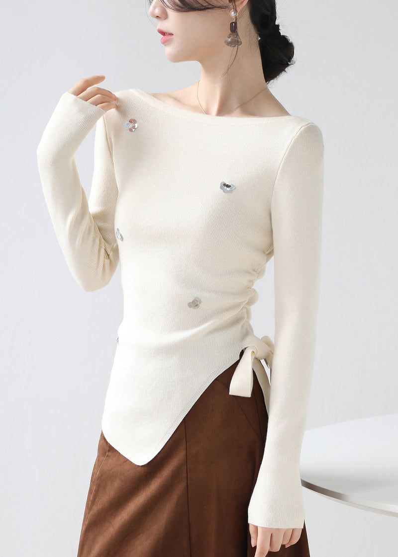 A Vintage Style Sweater with Delicate Timeless Details