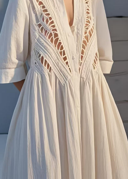 A Vintage Style Dress with Delicate Timeless Details