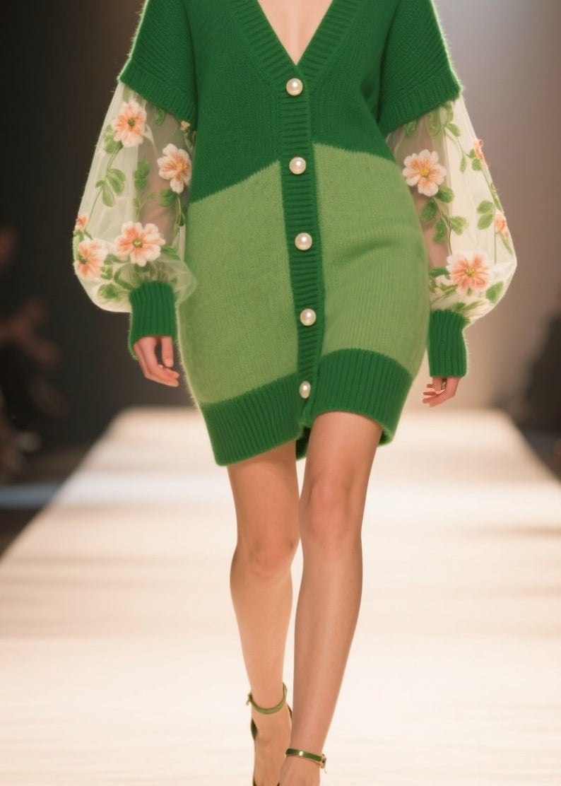 Vintage Inspired Cardigan with a Contemporary Edge