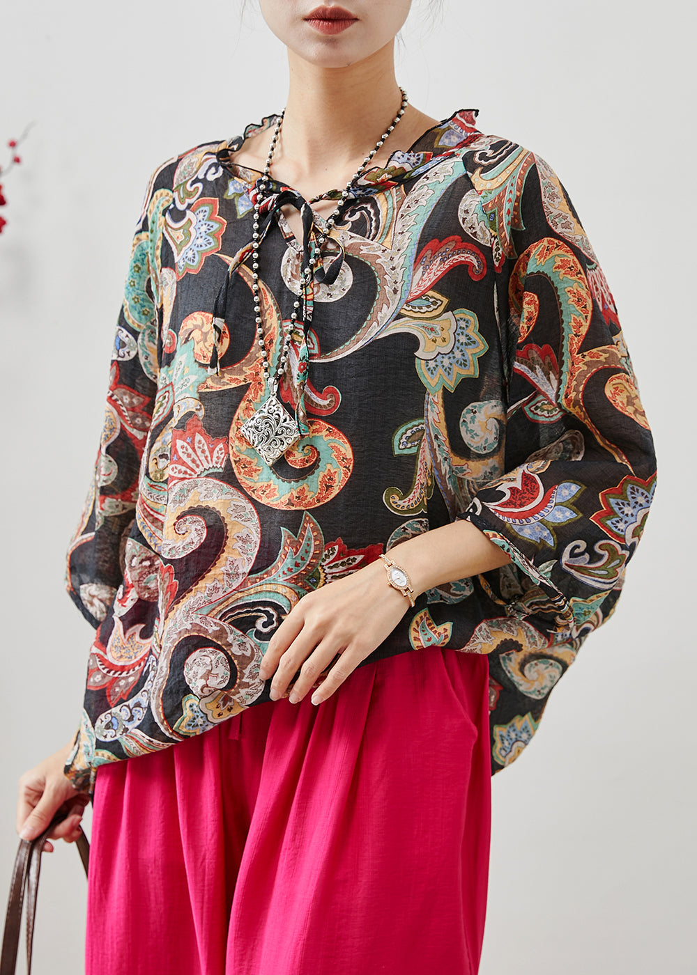 Gracefully Styled Blouse for Any Occasion