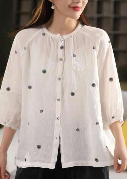 A Vintage Style Blouse with Delicate Timeless Details