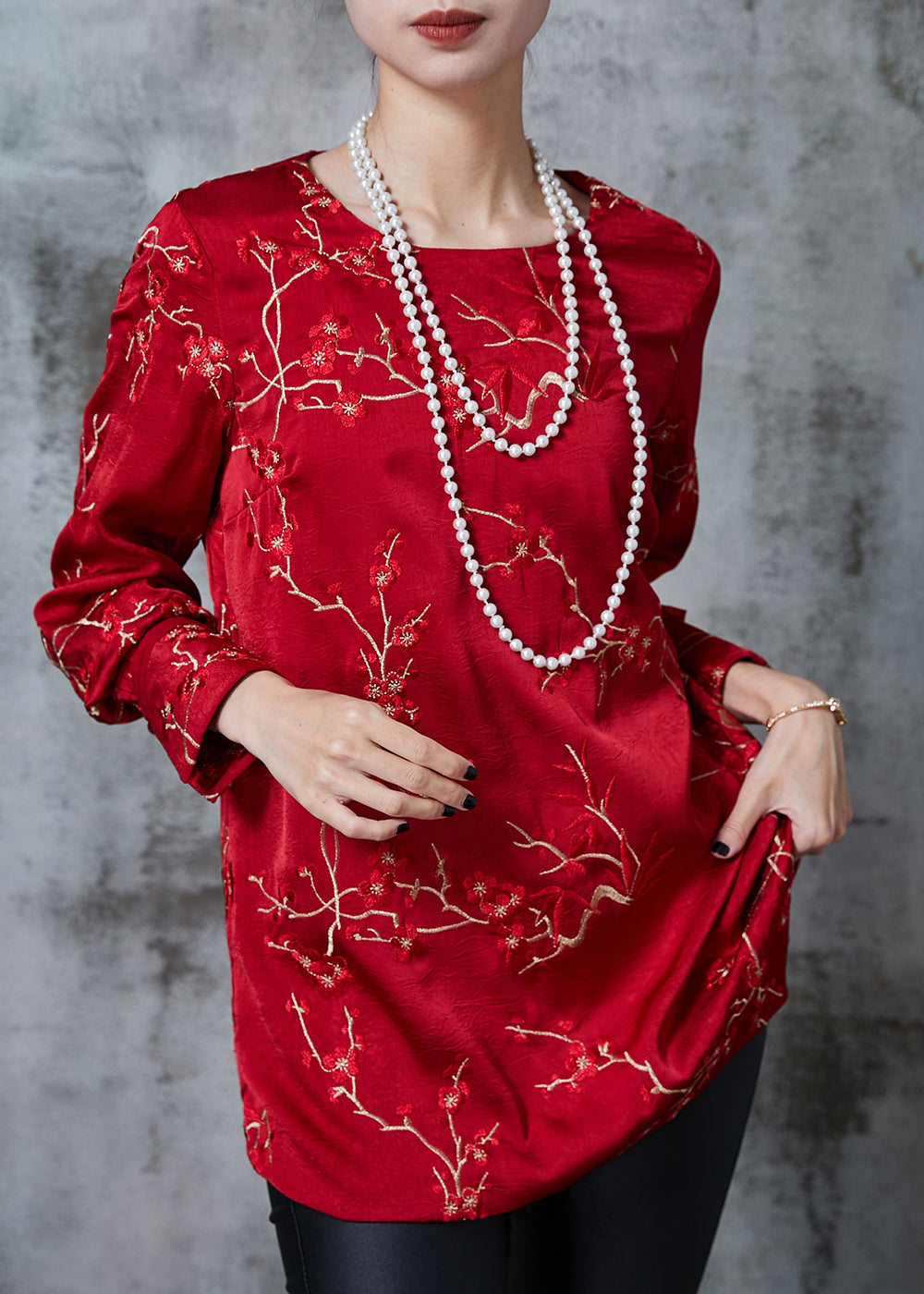 Vintage Inspired Blouse with a Contemporary Edge