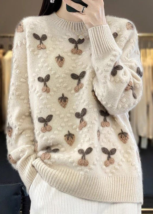 A Vintage Style Sweater with Delicate Timeless Details