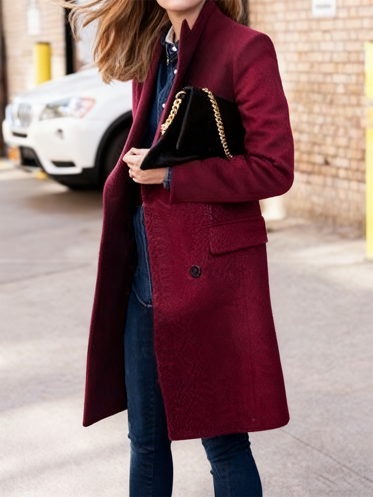 Classic Vintage Coat with a Flattering Fit