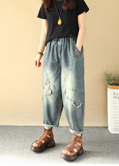 A Vintage Style Pants with Delicate Timeless Details