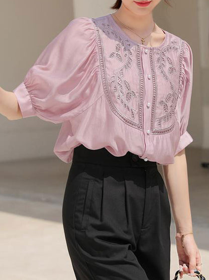 A Vintage Style Top with Delicate Timeless Details