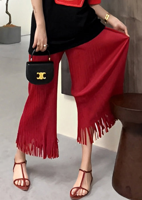 A Vintage Style Pants with Delicate Timeless Details