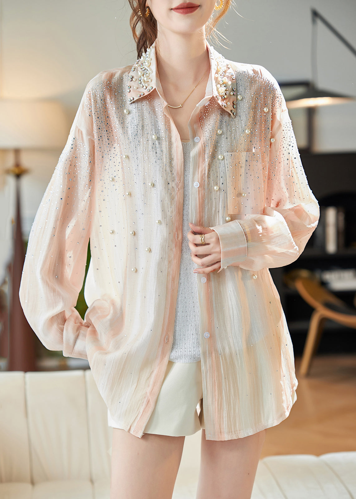 A Vintage Style Shirt with Delicate Timeless Details