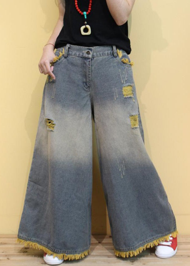 A Vintage Style Pants with Delicate Timeless Details