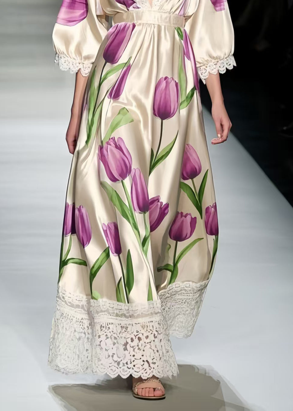 A Vintage Style Dress with Delicate Timeless Details