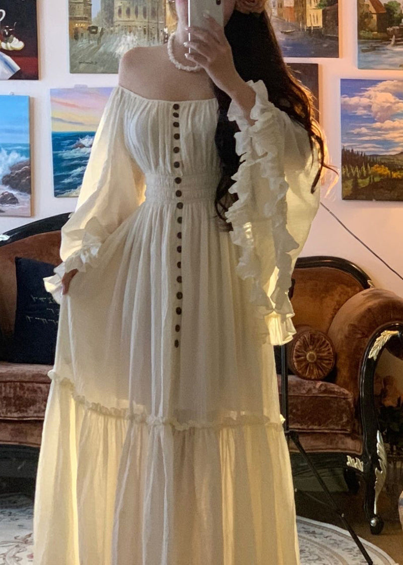 A Vintage Style Dress with Delicate Timeless Details