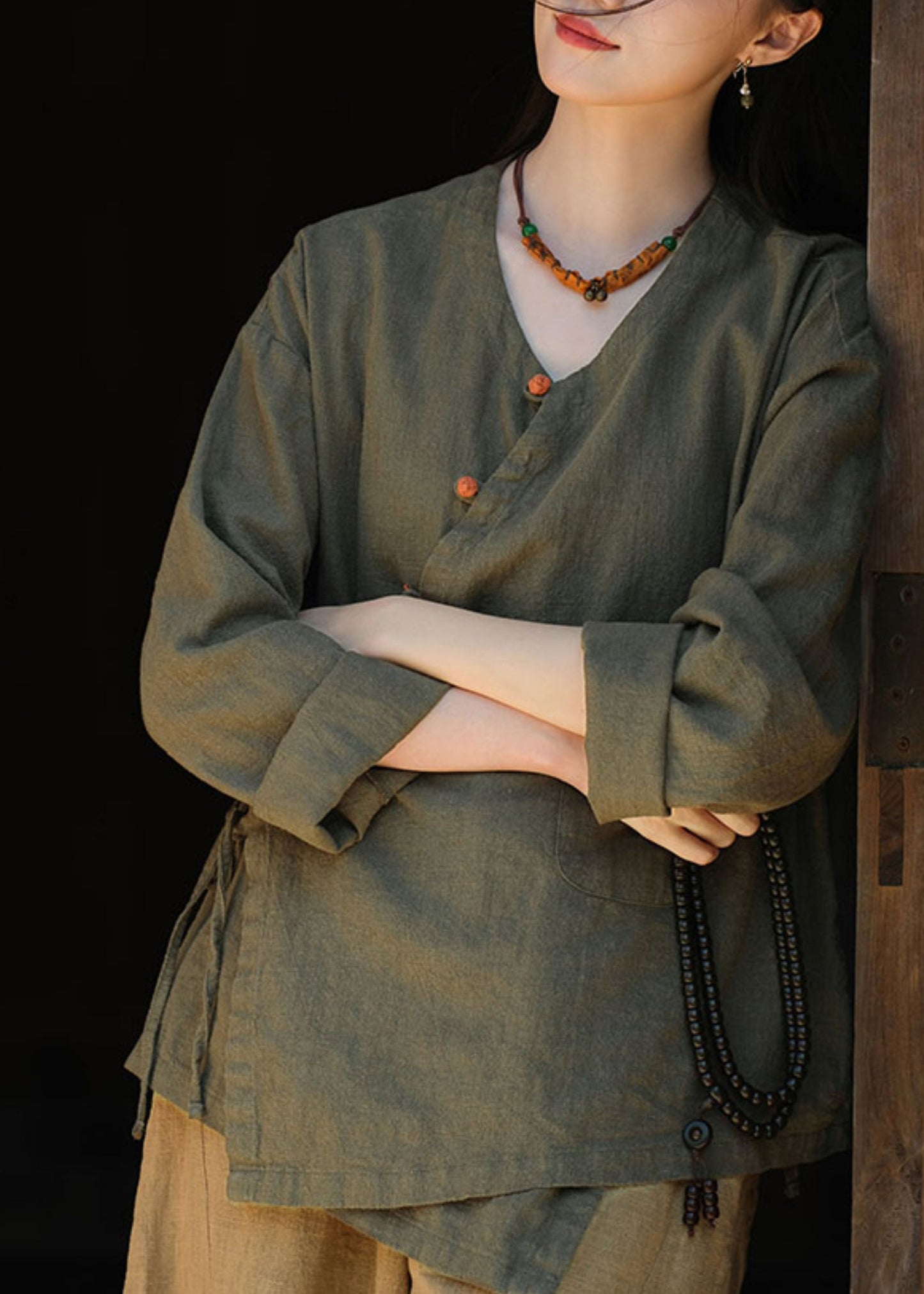 A Vintage Style Shirt with Delicate Timeless Details