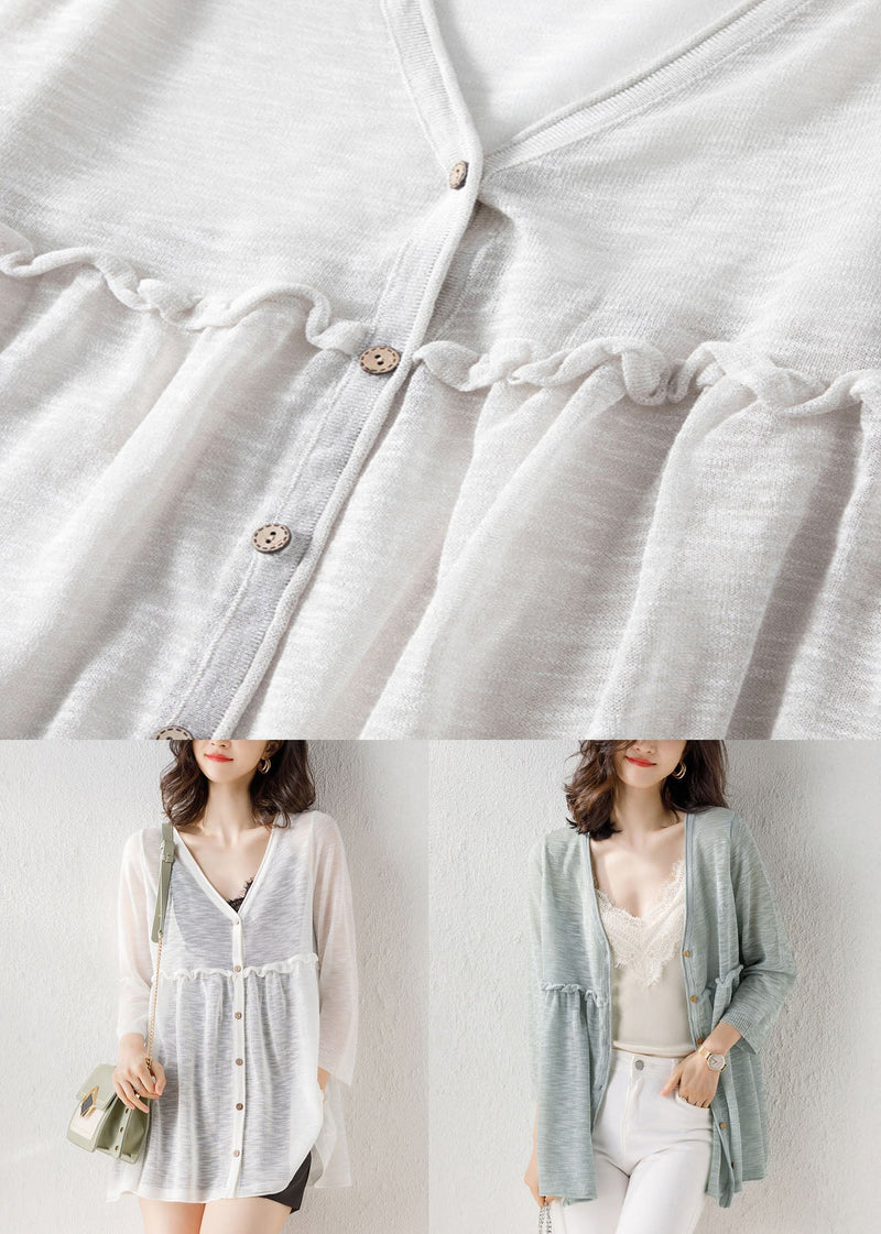 Well Tailored Cardigan with a Graceful Silhouette
