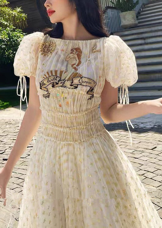 A Vintage Style Dress with Delicate Timeless Details