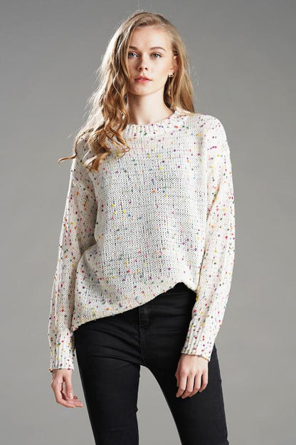 A Vintage Style Sweater with Delicate Timeless Details