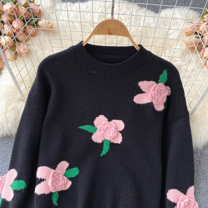 A Vintage Style Sweater with Delicate Timeless Details