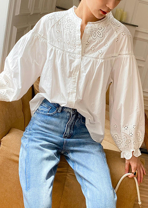 A Vintage Style Blouse with Delicate Timeless Details