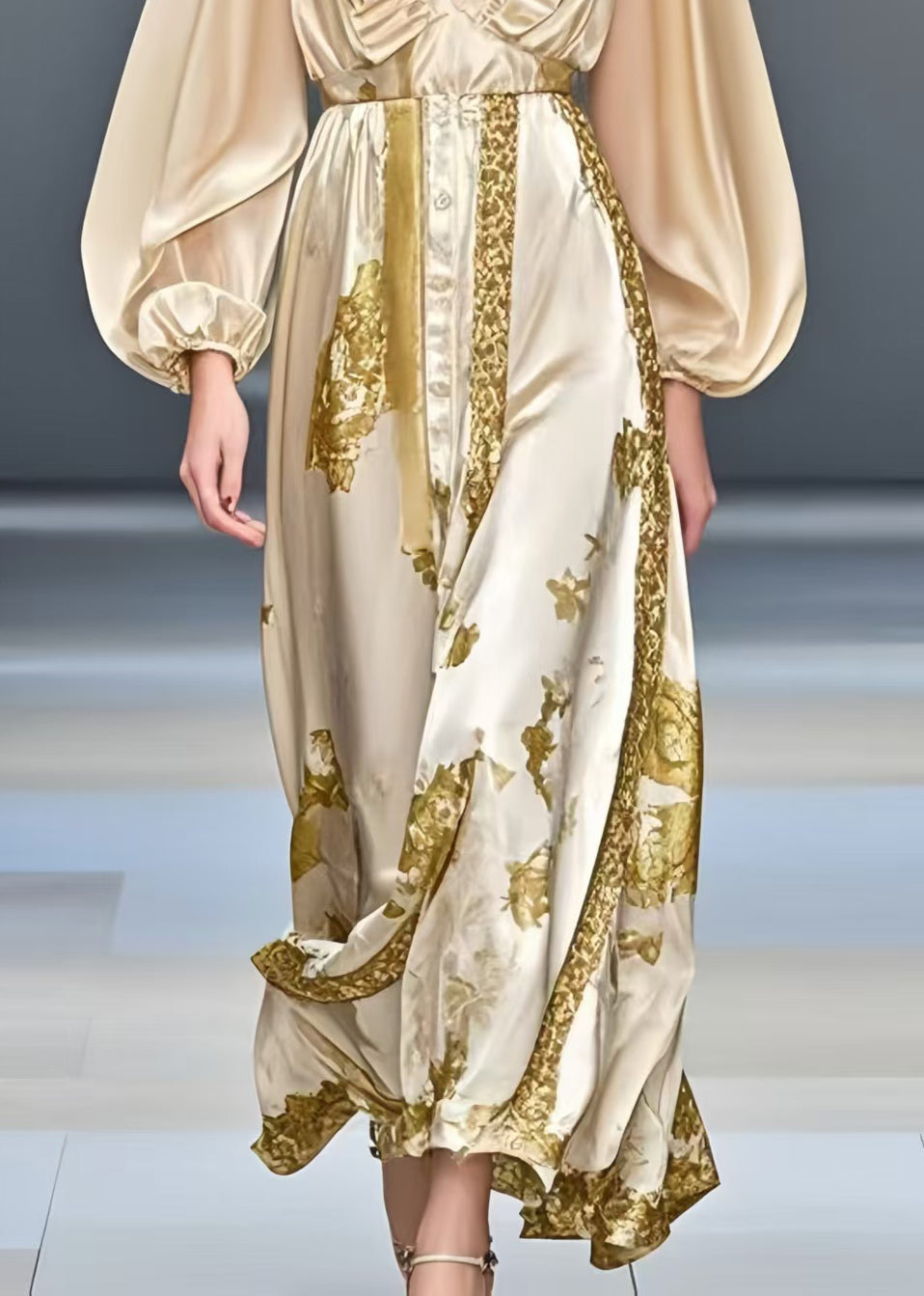 A Vintage Style Dress with Delicate Timeless Details