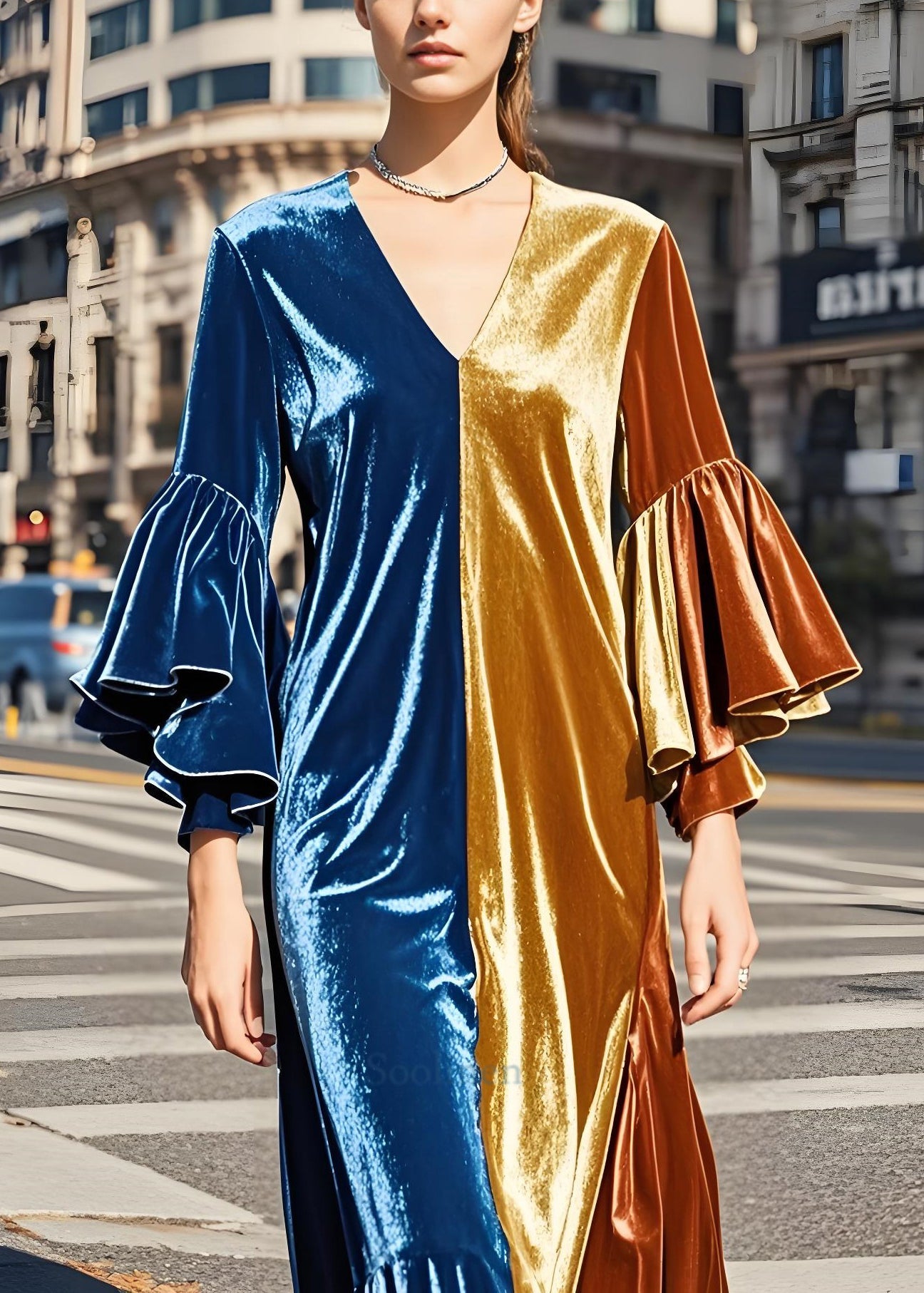Well Tailored Dress with a Graceful Silhouette