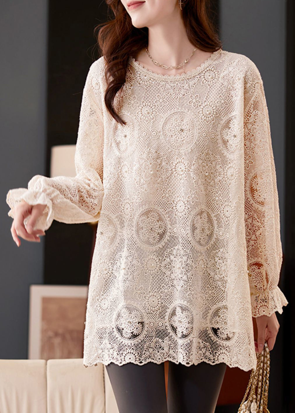 A Vintage Style Top with Delicate Timeless Details