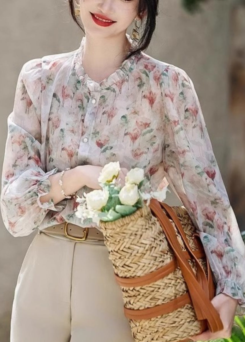 A Vintage Style Shirt with Delicate Timeless Details