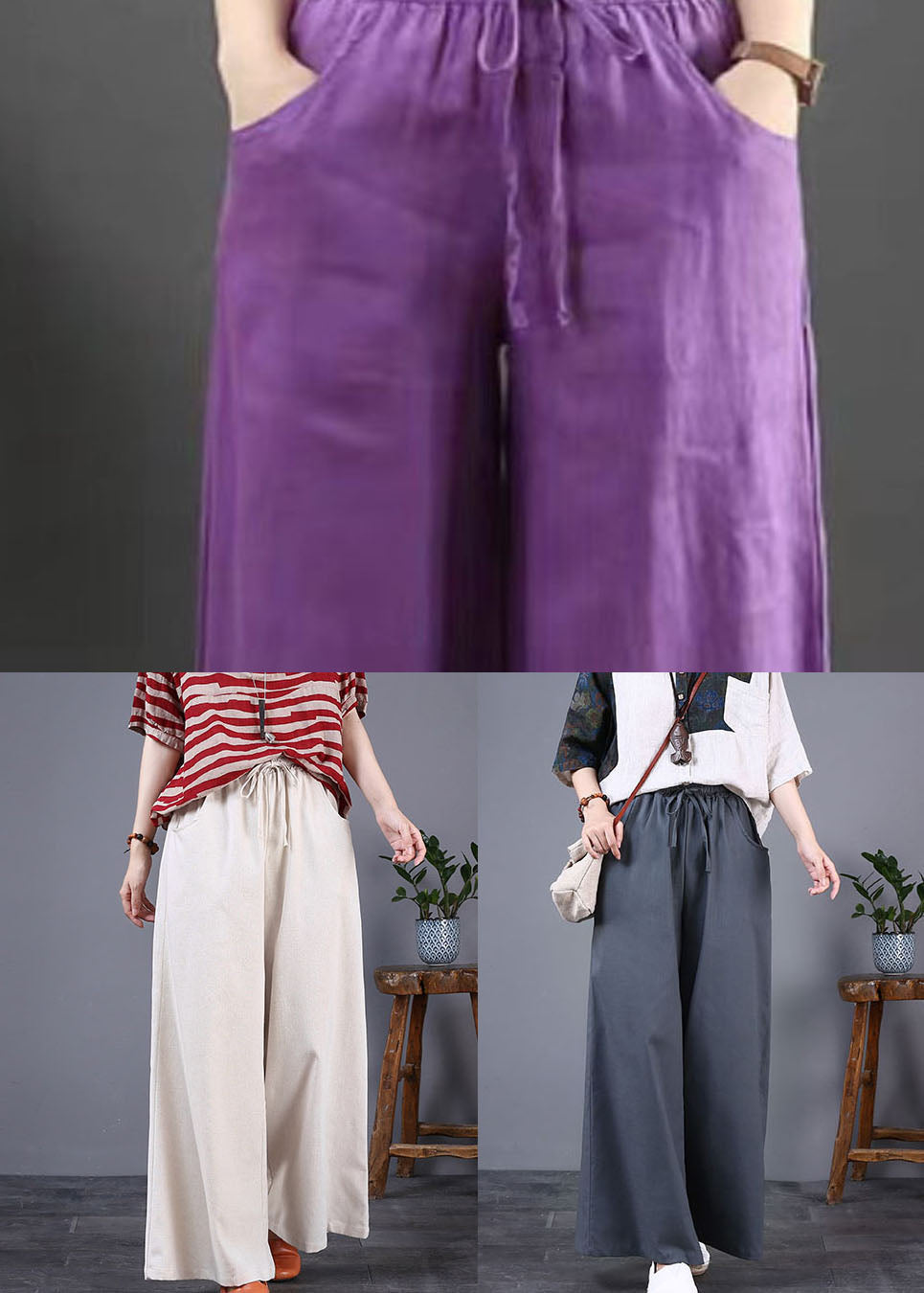 Well Tailored Pants with a Graceful Silhouette
