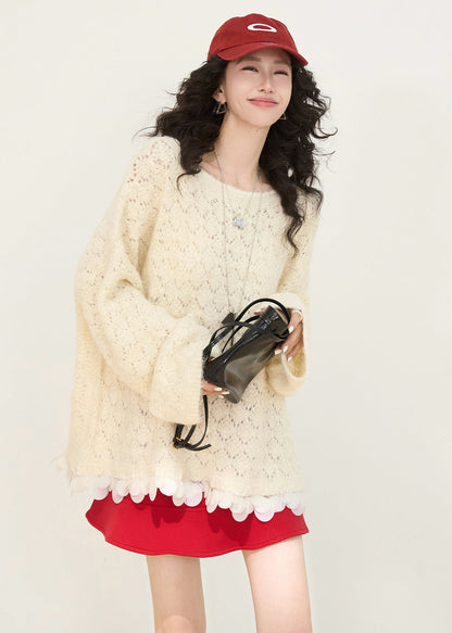 A Vintage Style Sweater with Delicate Timeless Details