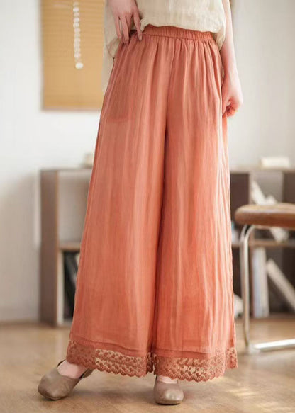A Vintage Style Pants with Delicate Timeless Details