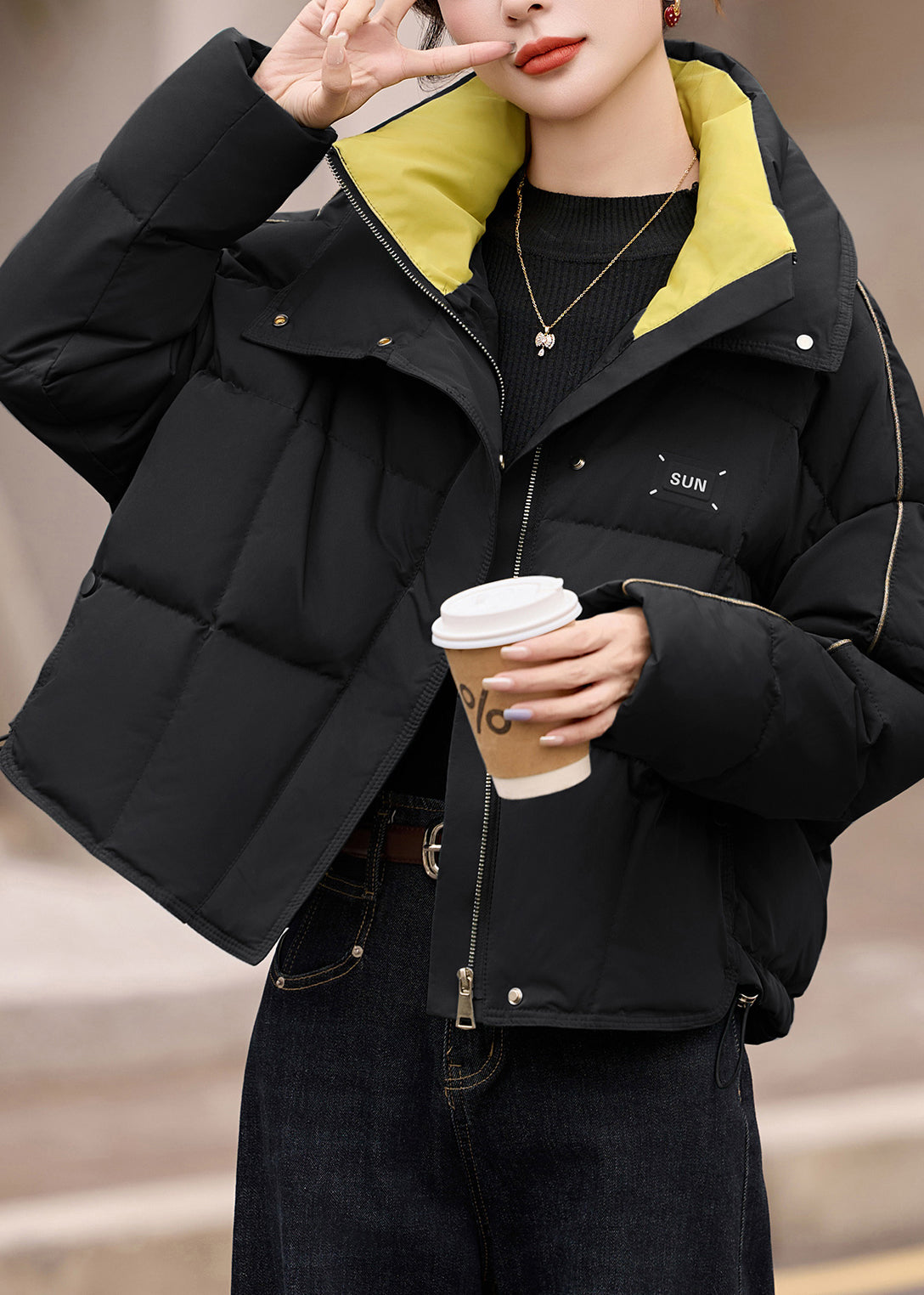 Elegantly Styled Coat for Everyday Wear
