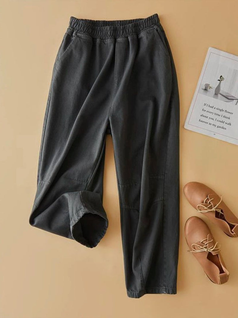 A Vintage Style Pants with Delicate Timeless Details