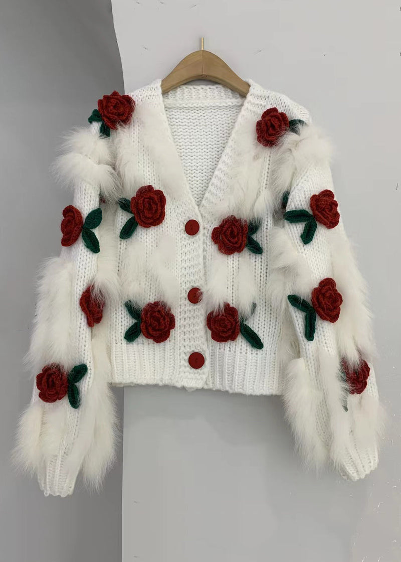 A Vintage Style Cardigan with Delicate Timeless Details